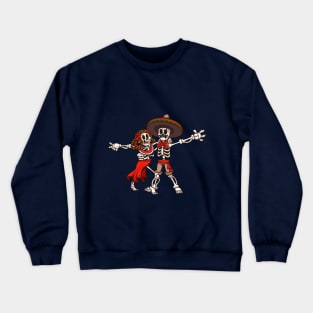 Mexican Skeletons Rumba Dance Crewneck Sweatshirt